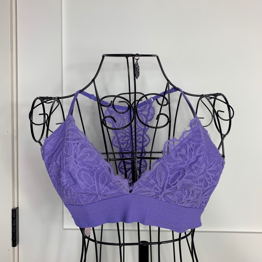 Women’s victoria secret pink triangle bra lette SM